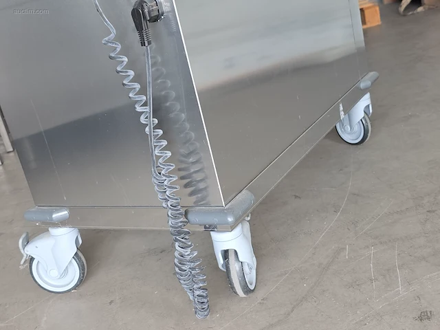Inox verrijdbare warmhoudwagen bourgeat bp19 - afbeelding 7 van  8
