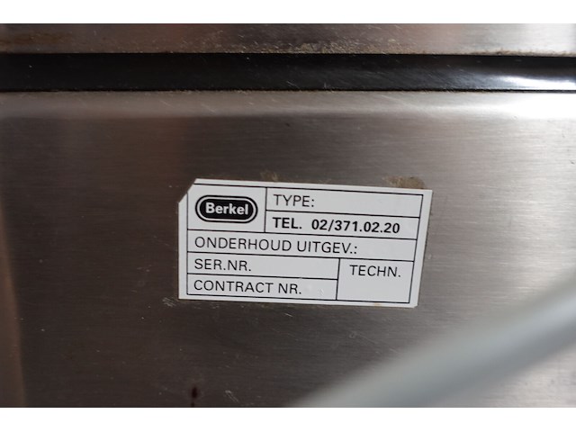 Inox vleessnijmachine berkal - afbeelding 5 van  7