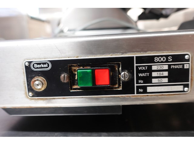 Inox vleessnijmachine berkal - afbeelding 6 van  7