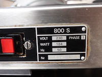 Inox vleessnijmachine berkal - afbeelding 7 van  7