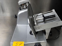 Inox vleessnijmachine linkrich - afbeelding 1 van  3