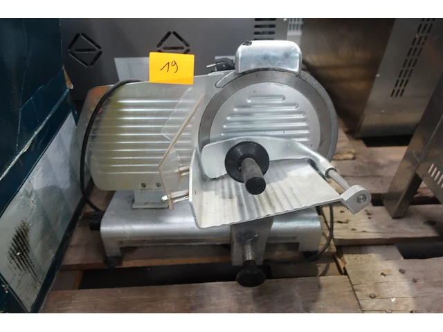 Inox vleessnijmachine - afbeelding 1 van  4