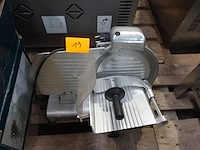 Inox vleessnijmachine - afbeelding 2 van  4