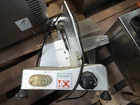 Inox vleessnijmachine - afbeelding 4 van  4
