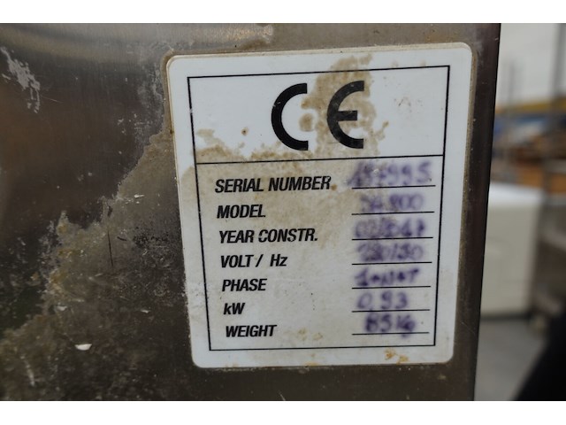 Inox voedselverwerkingsmachine - afbeelding 6 van  8
