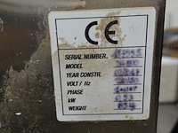 Inox voedselverwerkingsmachine - afbeelding 6 van  8