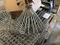 Inox vogelroosters +/- 60 stuks - afbeelding 2 van  3