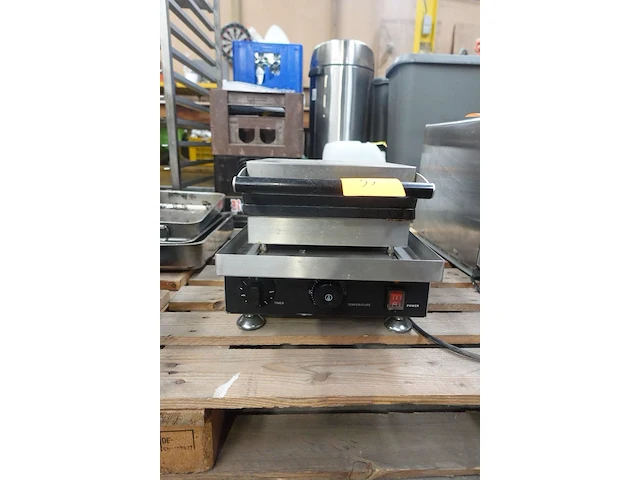 Inox wafelijzer maxima - afbeelding 1 van  4