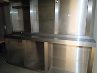 Inox wandrek 6 vakken met leggers (11)