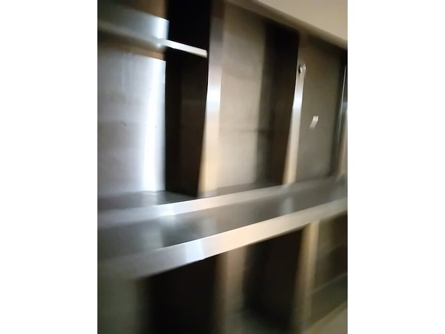 Inox wandrek 6 vakken met leggers (11) - afbeelding 2 van  2
