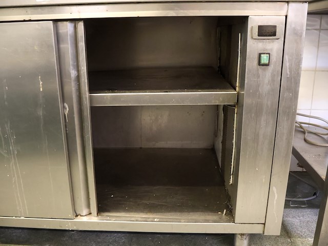 Inox warmhoudkast met opzetstuk - afbeelding 4 van  5
