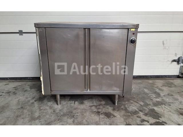 Inox warmte kast met werktafel (nr 11-11) - afbeelding 3 van  4