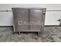 Inox warmte kast met werktafel (nr 11-11) - afbeelding 3 van  4