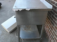 Inox wastafel + boiler - afbeelding 2 van  7