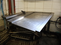 Inox wastafel met kraan - afbeelding 3 van  6