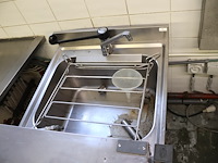 Inox wastafel met kraan - afbeelding 2 van  4