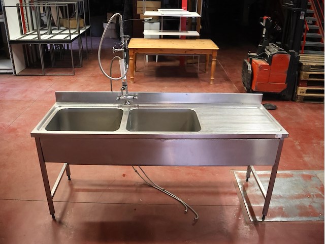 Inox wastafel - afbeelding 4 van  10