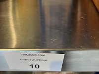 Inox werkbank met 2 etages afm. 1m (13) - afbeelding 2 van  2