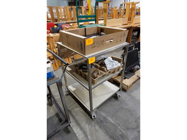 Inox werkkar - afbeelding 1 van  1