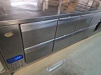 Inox werkstation met spoelbak en koeltogen... - afbeelding 5 van  25