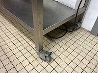 Inox werktafel (2x) - afbeelding 3 van  4