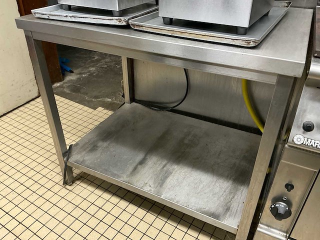 Inox werktafel (2x) - afbeelding 4 van  4