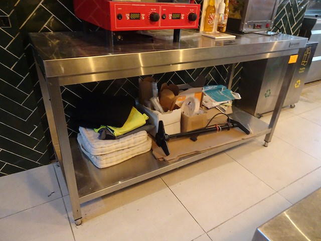 Inox werktafel ggm gastro - afbeelding 1 van  2