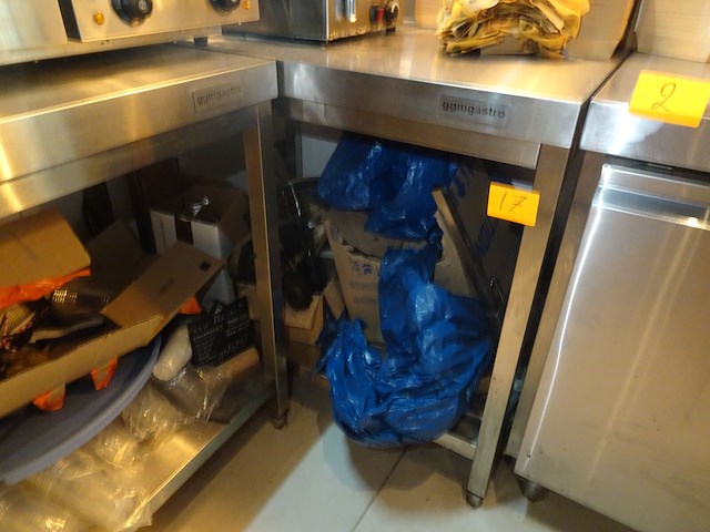 Inox werktafel ggm gastro - afbeelding 1 van  2
