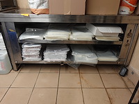 Inox werktafel + inhoud - afbeelding 2 van  7