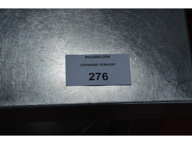 Inox werktafel met 2 leggers afm. 60x75x90cm (17) - afbeelding 5 van  5