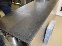 Inox werktafel met granieten werkblad - afbeelding 2 van  8