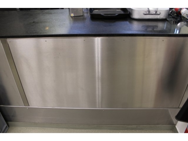 Inox werktafel met granieten werkblad - afbeelding 5 van  8