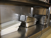 Inox werktafel met granieten werkblad - afbeelding 7 van  8