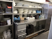 Inox werktafel met opzetstuk - afbeelding 1 van  7