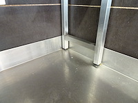 Inox werktafel + rek - afbeelding 2 van  2