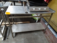 Inox werktafel vv ligger - afbeelding 1 van  2