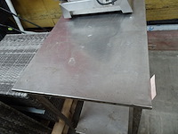 Inox werktafel vv ligger - afbeelding 2 van  2