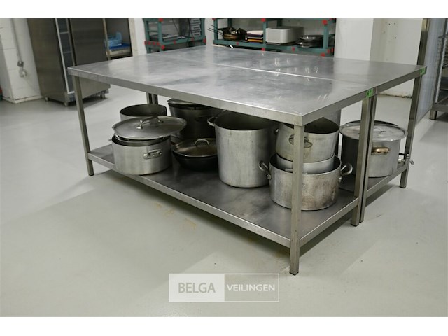 Inox werktafel - afbeelding 1 van  4