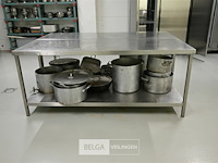 Inox werktafel - afbeelding 2 van  4