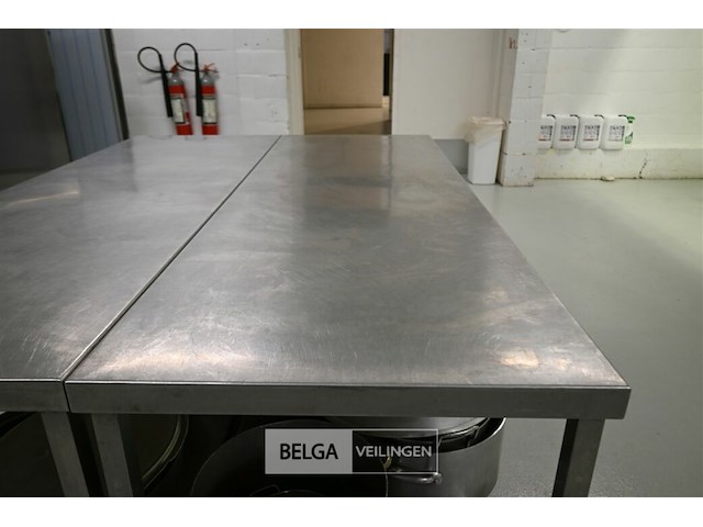 Inox werktafel - afbeelding 3 van  4