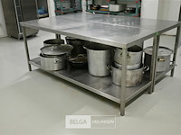 Inox werktafel - afbeelding 1 van  4