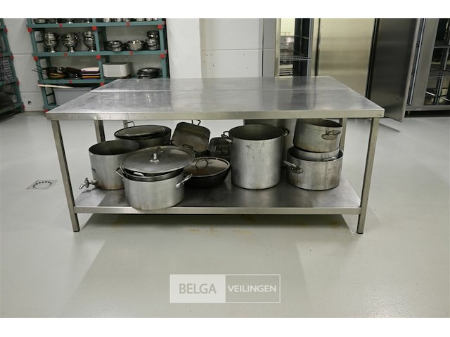 Inox werktafel - afbeelding 2 van  4
