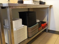 Inox werktafel - afbeelding 2 van  3