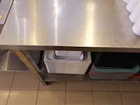 Inox werktafel - afbeelding 3 van  3