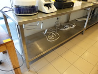 Inox werktafel