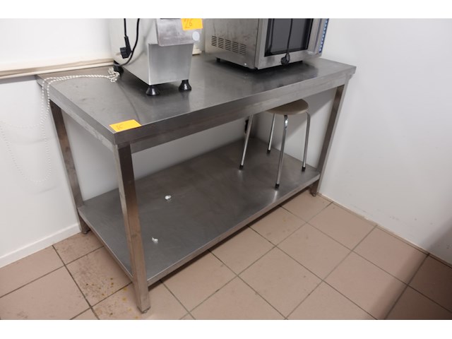 Inox werktafel - afbeelding 1 van  2