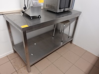 Inox werktafel