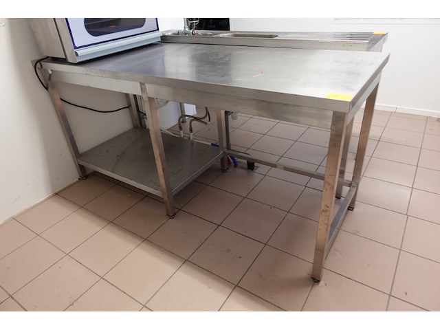 Inox werktafel - afbeelding 1 van  3