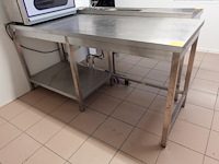Inox werktafel