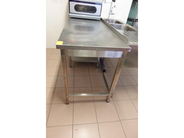 Inox werktafel - afbeelding 2 van  3